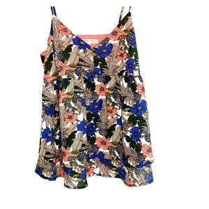 Joy Joy women’s floral tank top size med